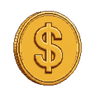 Pixel art coin (1)
