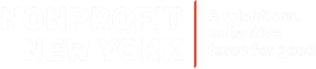 nonprofit new york logo white