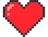 pixel heart small